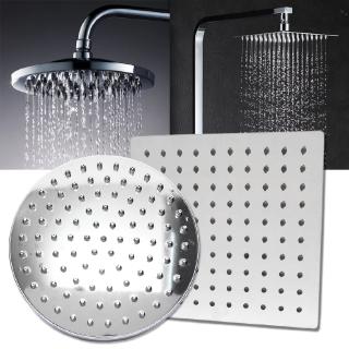 【SHOUSE】8'' Square Stainless Steel Rain Shower Head Rainfall Bathroom Top Sprayer Faucet