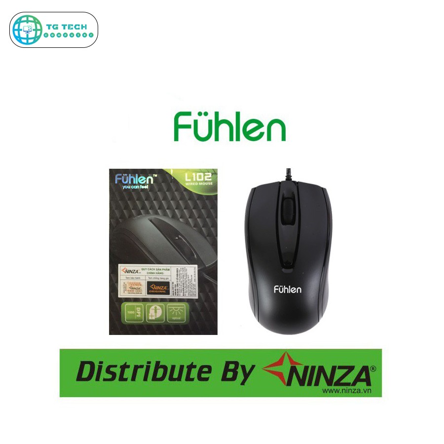 ⚡Chuột Quang Fuhlen L102 Kết Nối Cổng USB bền💥 GIÁ CỰC RẺ 💥