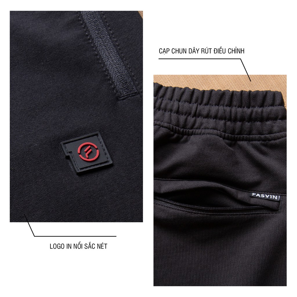 [Mã FAMALLT5 giảm 15% đơn 150K] Quần nỉ thể thao nam Fasvin CT20426.1.HN vải cotton dáng jogger bo gấu co dãn thoải mái | BigBuy360 - bigbuy360.vn