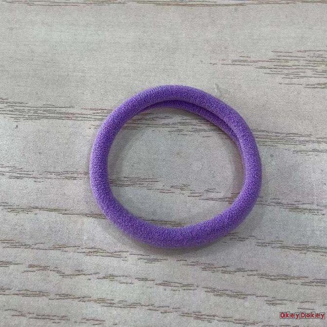 Dây Buộc Tóc Đuôi Ngựa Co Giãn Không Đường May Màu Kẹo Thời Trang Cho Nữ