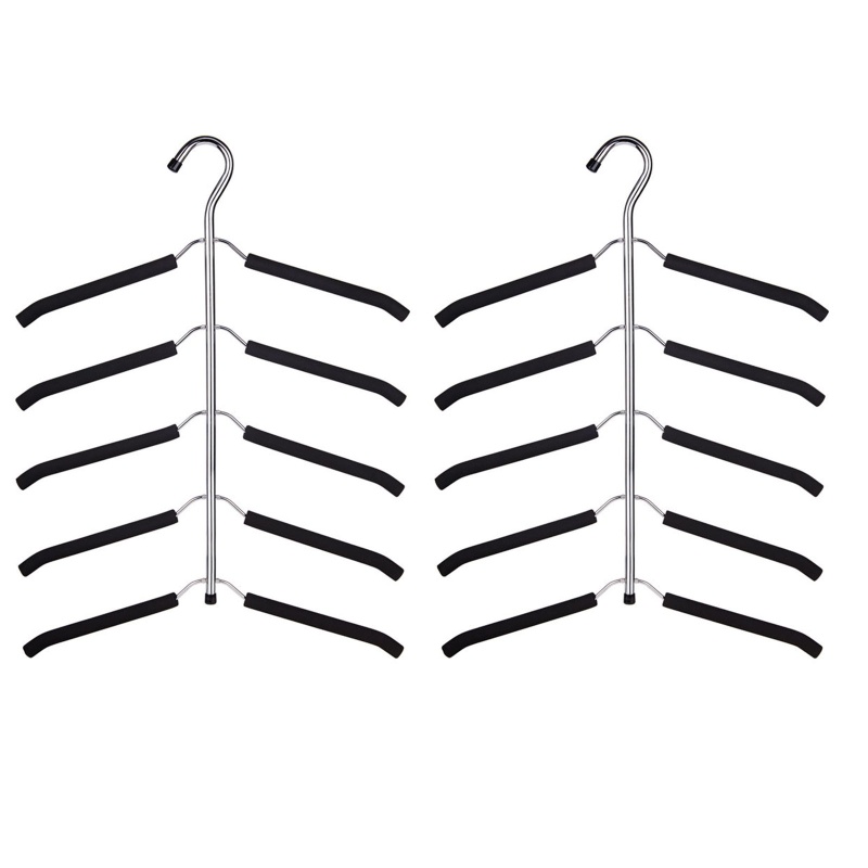 Bộ 2 Móc Treo Quần Áo Bằng Nhựa Cao Cấp Tiện Dụng