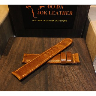 DÂY ĐỒNG HỒ DA BÒ MÀU MỠ GÀ