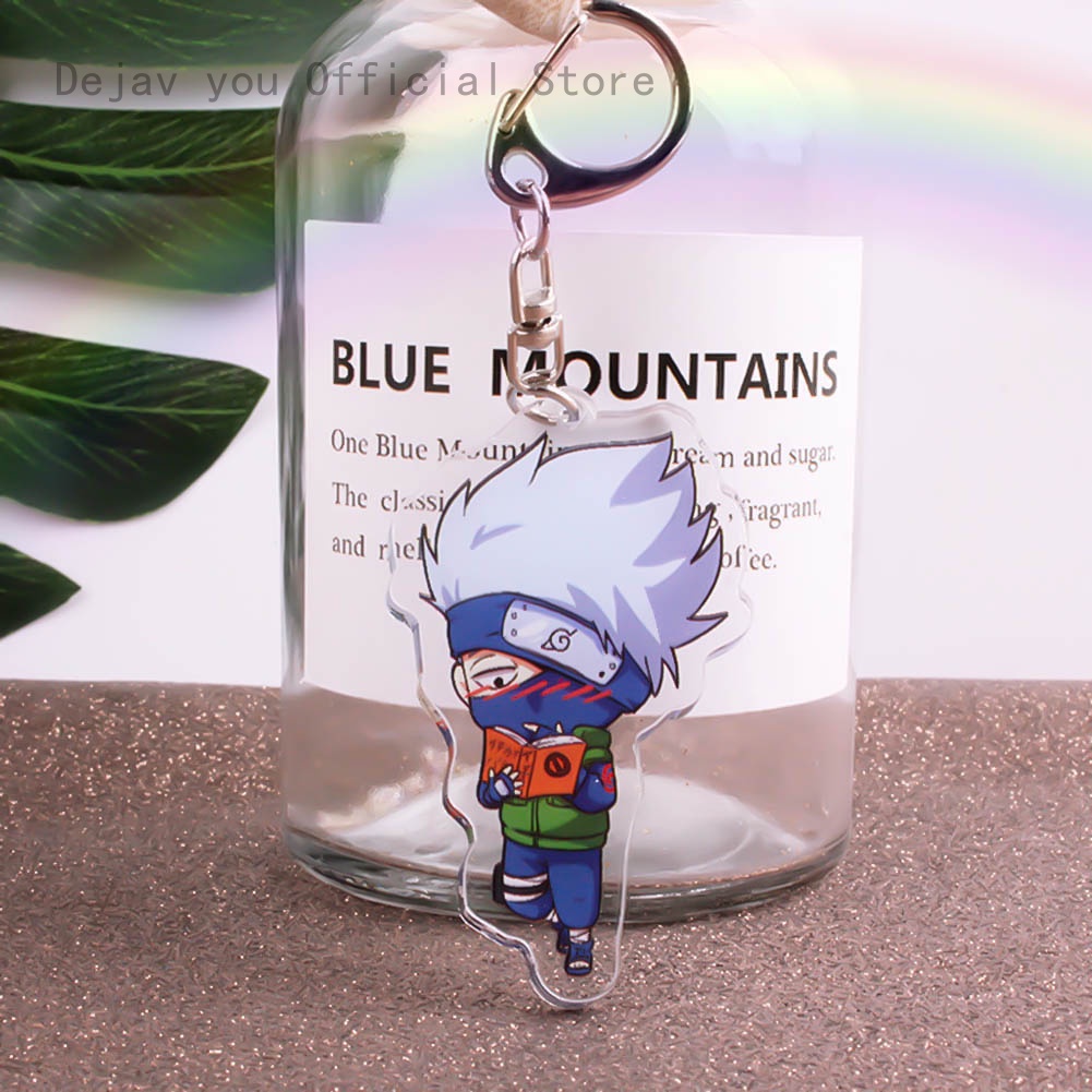 Móc chìa khóa bằng Acrylic in hình nhân vật anime Naruto Kakashi Hinata Sasuke