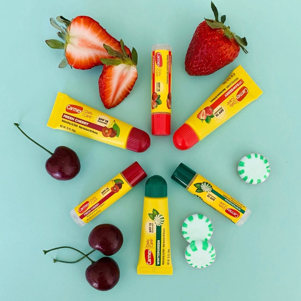 Son dưỡng CARMEX americarevn - đủ loại ( DƯỠNG KÍCH MÀU MÔI, Son Dưỡng Môi Không Màu, Chống Nắng- Bill Mỹ/ CHÍNH HÃNG)