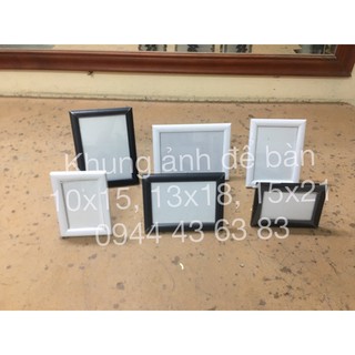 Khung ảnh để bàn cỡ 10x15, 13x18, 15x21 ( đã gắn sẵn chân ảnh )