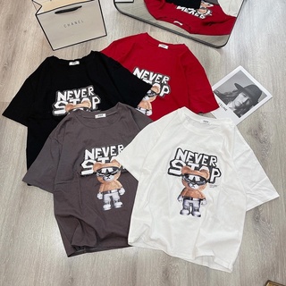 ANU707 - ÁO PHÔNG NỮ CỘC TAY NEVER STOP