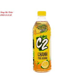 LỐC 6 CHAI TRÀ XANH C2 VỊ CHANH 500ML