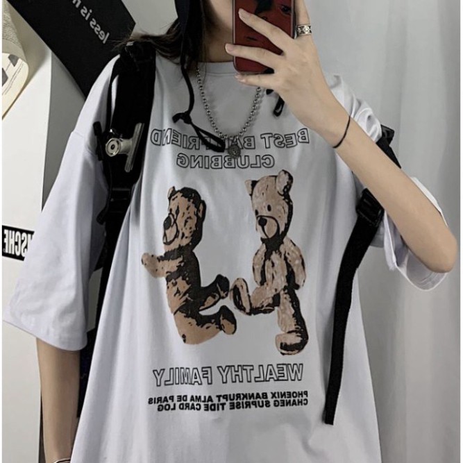 Áo thun tay lỡ Unisex Awesometee, áo phông form rộng ATL M444-55