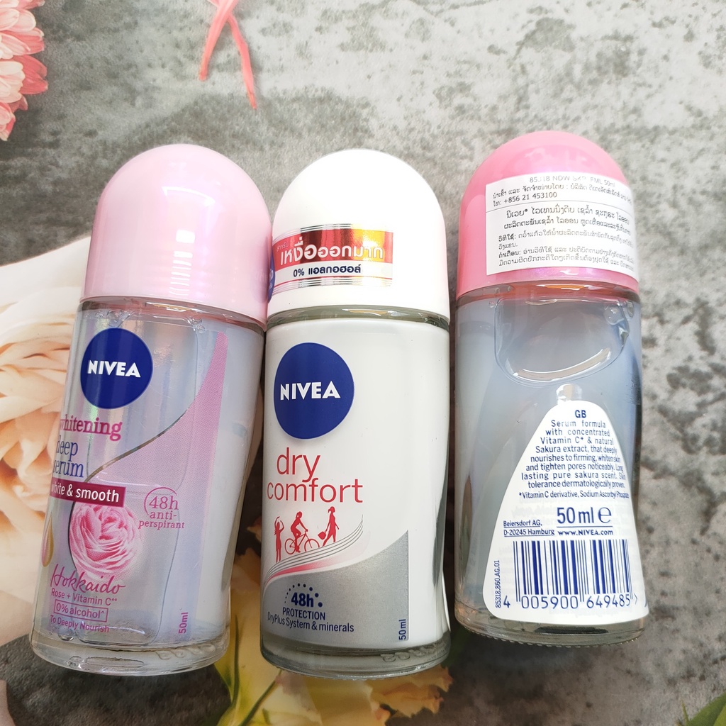 Lăn khử mùi nam /nữ NIVEA Thái Lan  50ml