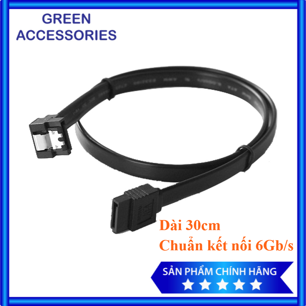 HÀNG XỊN LOẠI 1- Cáp SATA III 3.0 CHUẨN ZING tốc độ 6Gb/s dài 30cm, kết nối HDD-SSD vào PC | BigBuy360 - bigbuy360.vn