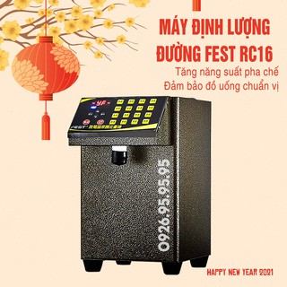 Máy định lượng đường Fest RC16 - Máy đong đường hàn quốc - Hàng chuẩn CHÍNH HÃNG FEST - THIẾT BỊ MÁY MÓC PHA CHẾ