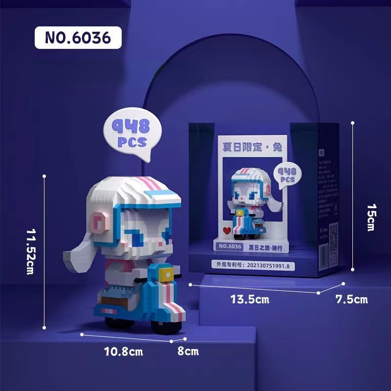 Bộ Đồ Chơi Lắp Ráp Mô Hình Disney Dễ Thương