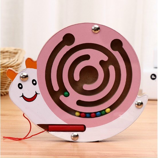 Đồ chơi mê cung gỗ nam châm cho bé (giao mẫu ngẫu nhiên) quà tặng cho bé trẻ em