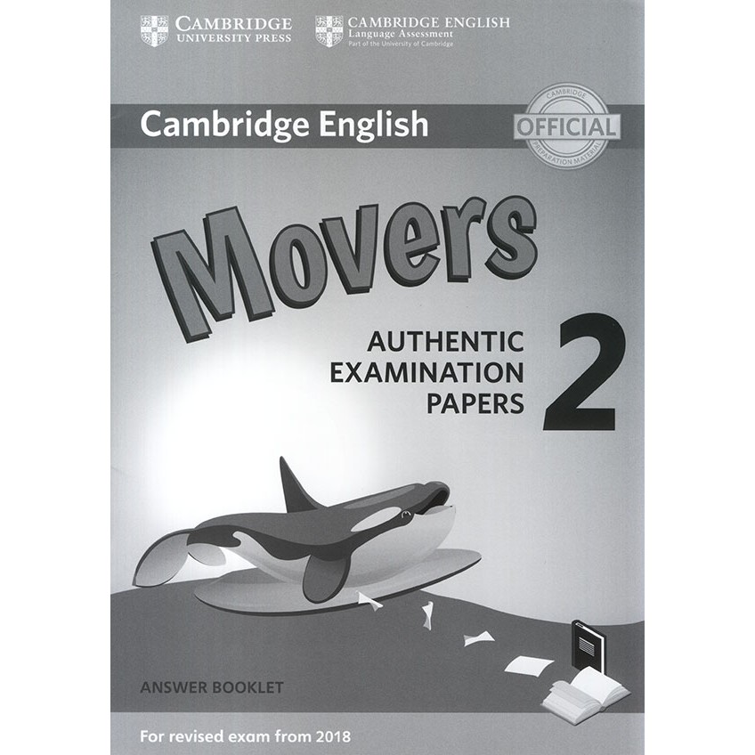 Sách - Cambridge English - Movers 2 - Answer Booklet (For revised exam from 2018)