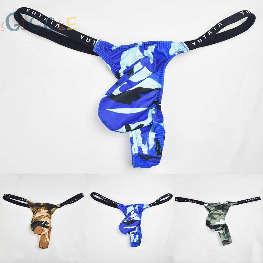 Mens Bugle Pouch Thong T-back G-string Jockstrap Bikini Underwear Underpants