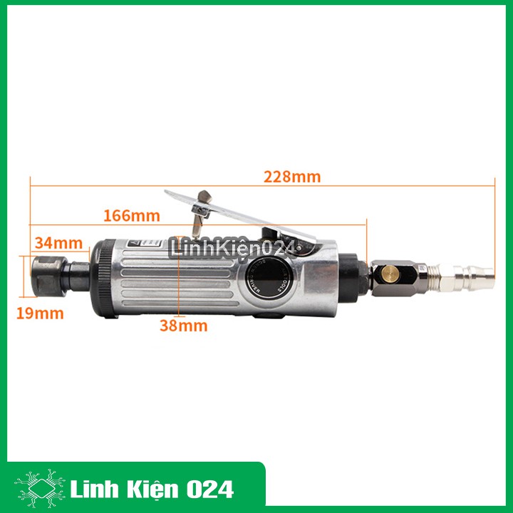 Bộ Máy Mài Hơi Cầm Tay 8201 Trục Kẹp 3mm/6mm Đa Năng
