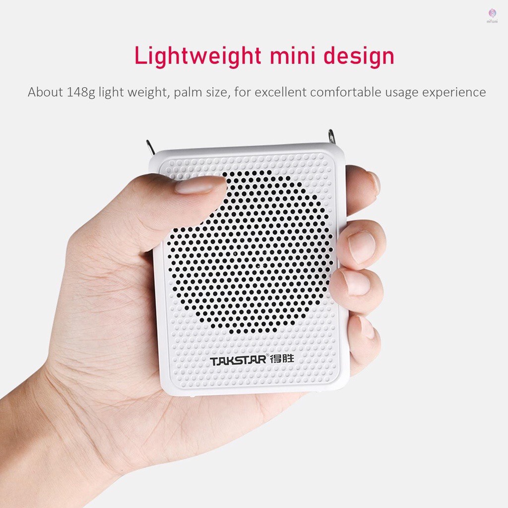 Takstar E126A Máy Trợ Giảng E126 Có Dây Siêu Nhỏ Âm Thanh To Bắt Micro Tốt Có Kèm Dây Đeo Chính Hãng Bảo Hành 6 Tháng
