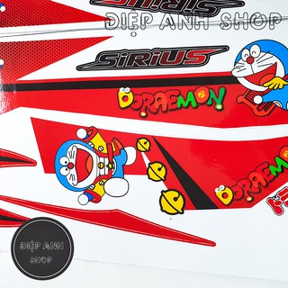 Tem Sirius DORAEMON Màu Đỏ - Tem Sirius Chế