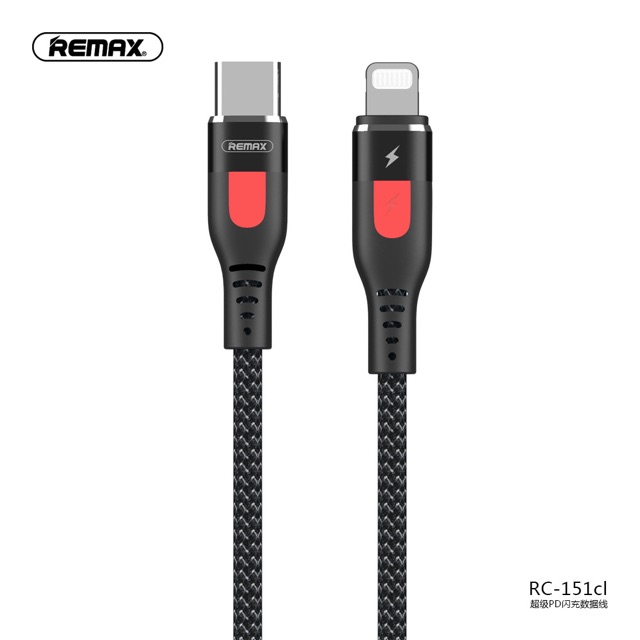 Cáp sạc nhanh type c đến type c Remax rc-151 chính hãng