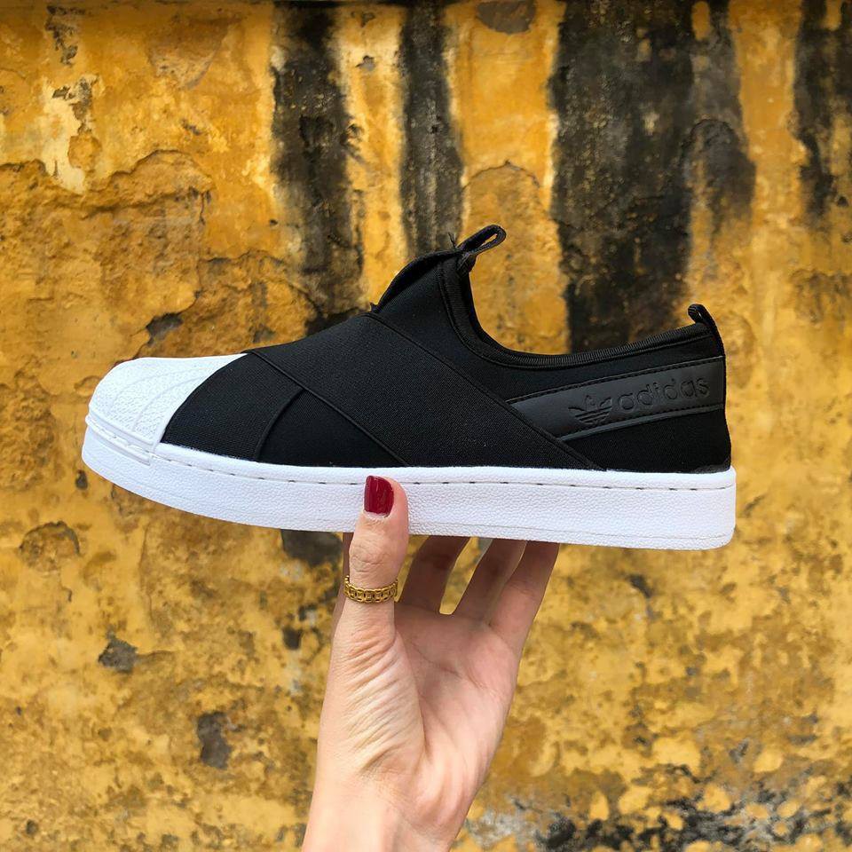 Giày Sò chéo đen