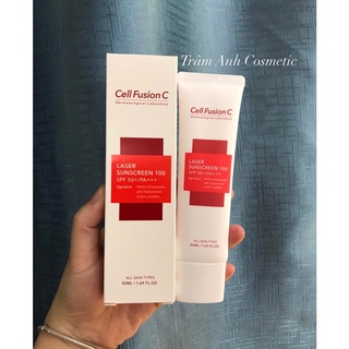 Kem Chống Nắng Cell Fushion LASER SUNSCREEN màu đỏ-cho mọi loại da