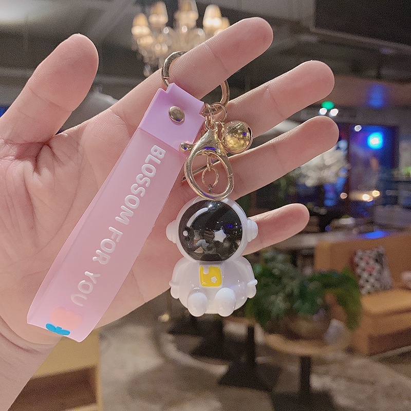 Móc Khóa Hình Phi Hành Gia Bằng acrylic Phát Sáng Độc Đáo