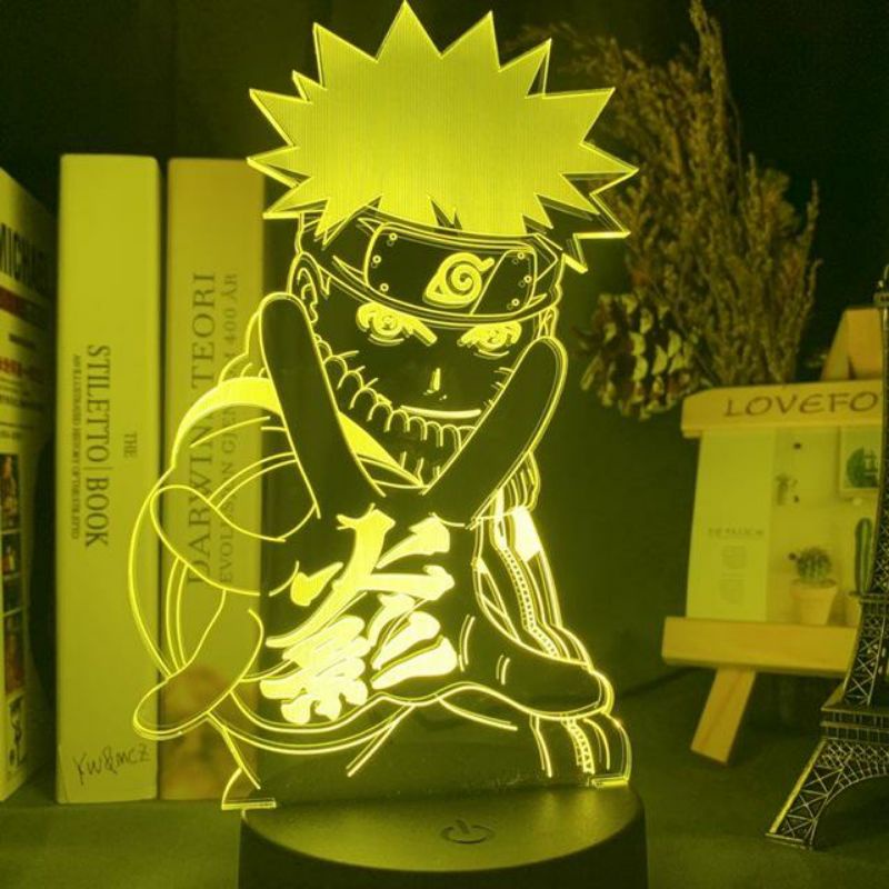 Đèn Lamp 3D Naruto Shippuden đèn ngủ đèn bàn trang trí