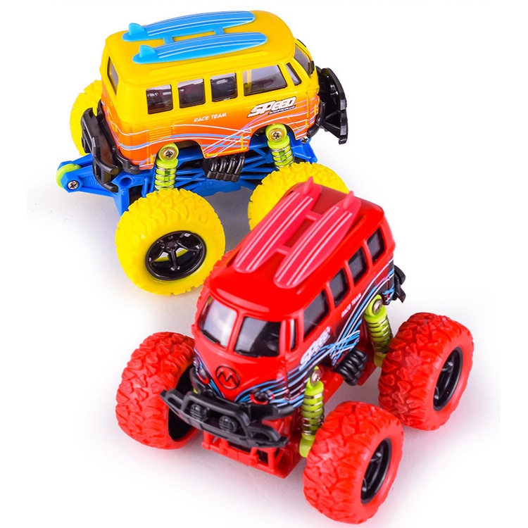 Siêu phẩm xe buýt bánh đà, ô tô đồ chơi cho bé