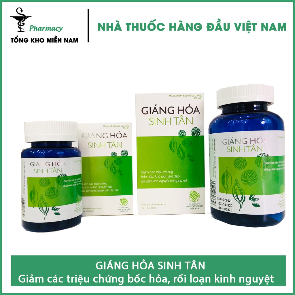 Viên uống Giáng Hỏa Sinh Tân Mẫu Mới - Giảm các triệu chứng bốc hỏa, kéo dài độ tuổi thanh xuân