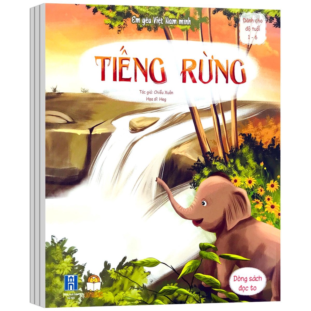 Sách - Em Yêu Việt Nam Mình  Dòng sách đọc to - Tặng kèm tranh Hành trình của Đing Doong - Lẻ tùy chọn