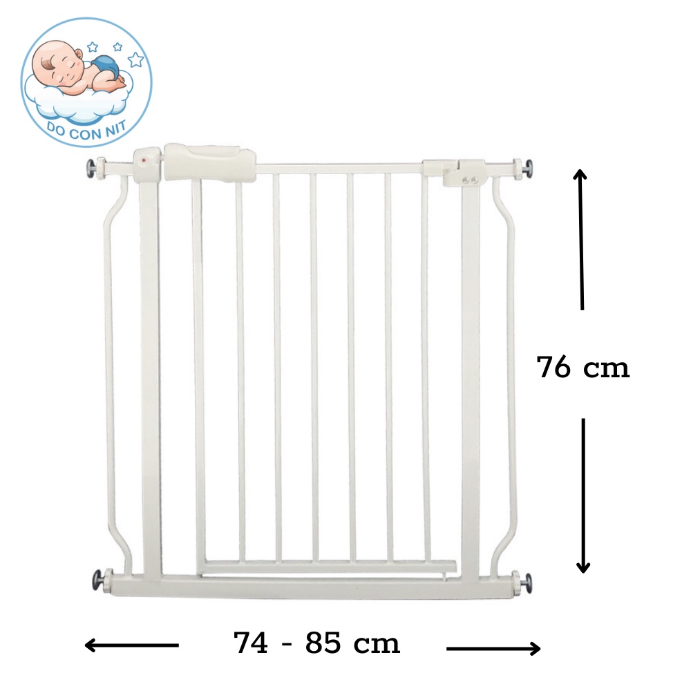 Thanh Chắn Cửa/ Cầu Thang Kidwow An Toàn Cho Bé 74-85 cm