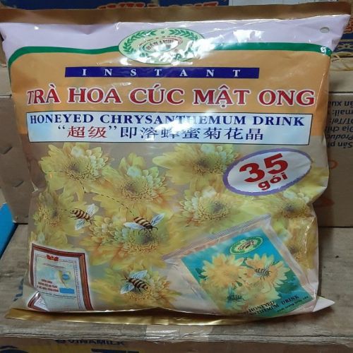 trà hoa cúc mật ong hán linh 18g x 35 gói