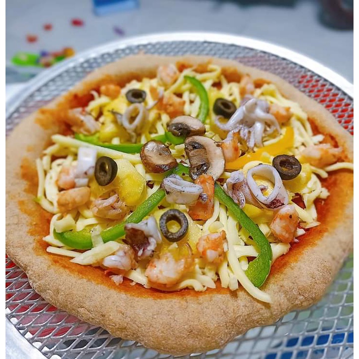 Bánh pizza nguyên cám 3 loại nhân