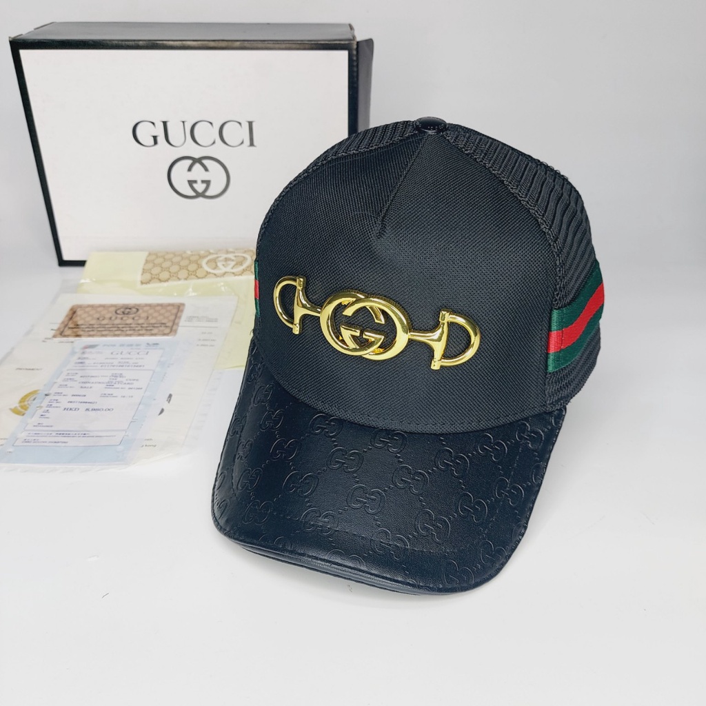 Nón Gc , Mũ lưỡi trai cao cấp phối lưới móc khóa logo nổi full box cực đẹp