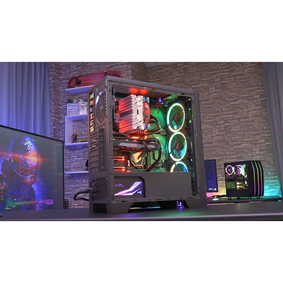 Nguồn Máy Tính Aerocool Lux RGB 750W 80Plus Bronze Chính Hãng BH 36 Tháng