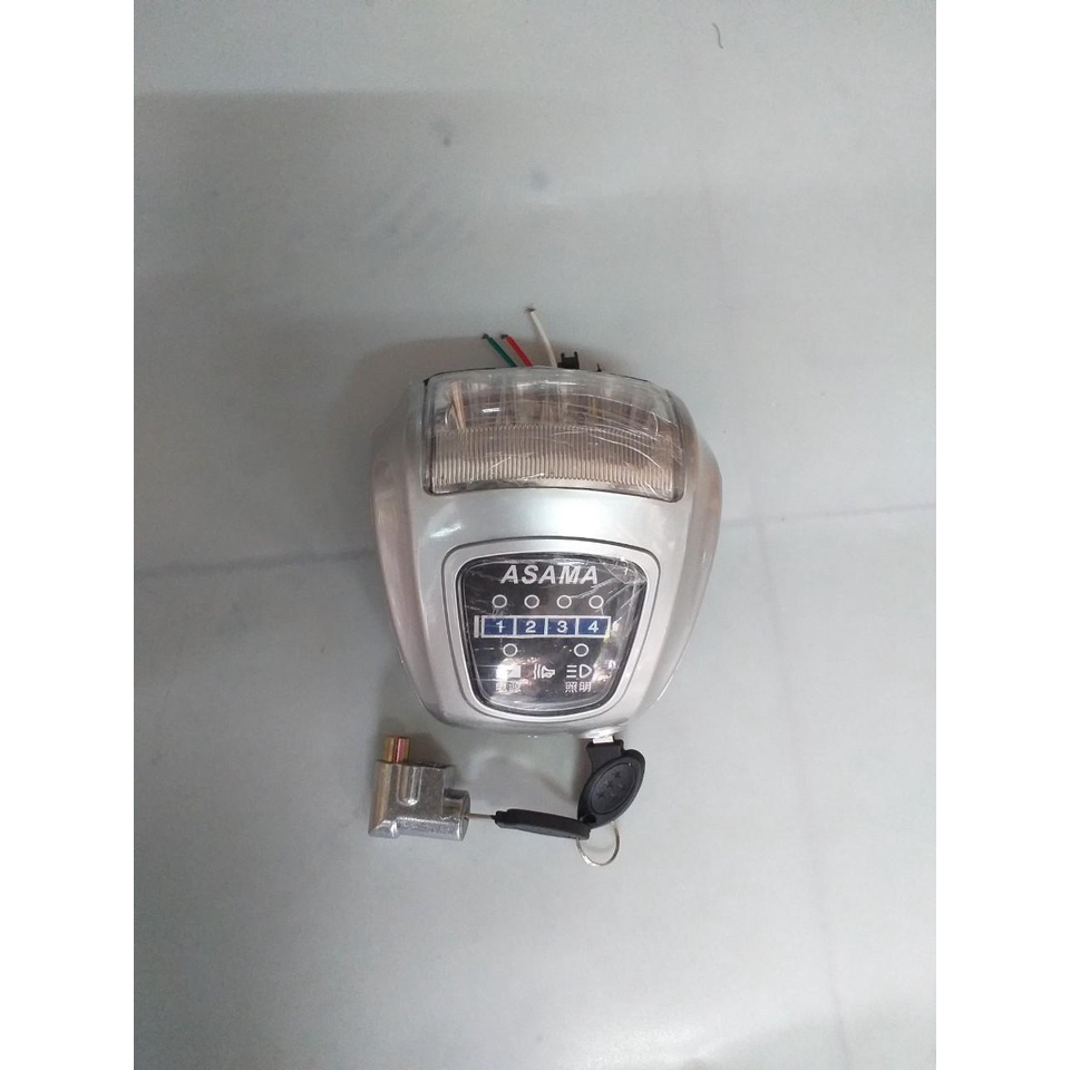 Đầu Đèn Xe Đạp Điện ASAMA 36V- 48V  XE ĐIỆN MINH THÁI