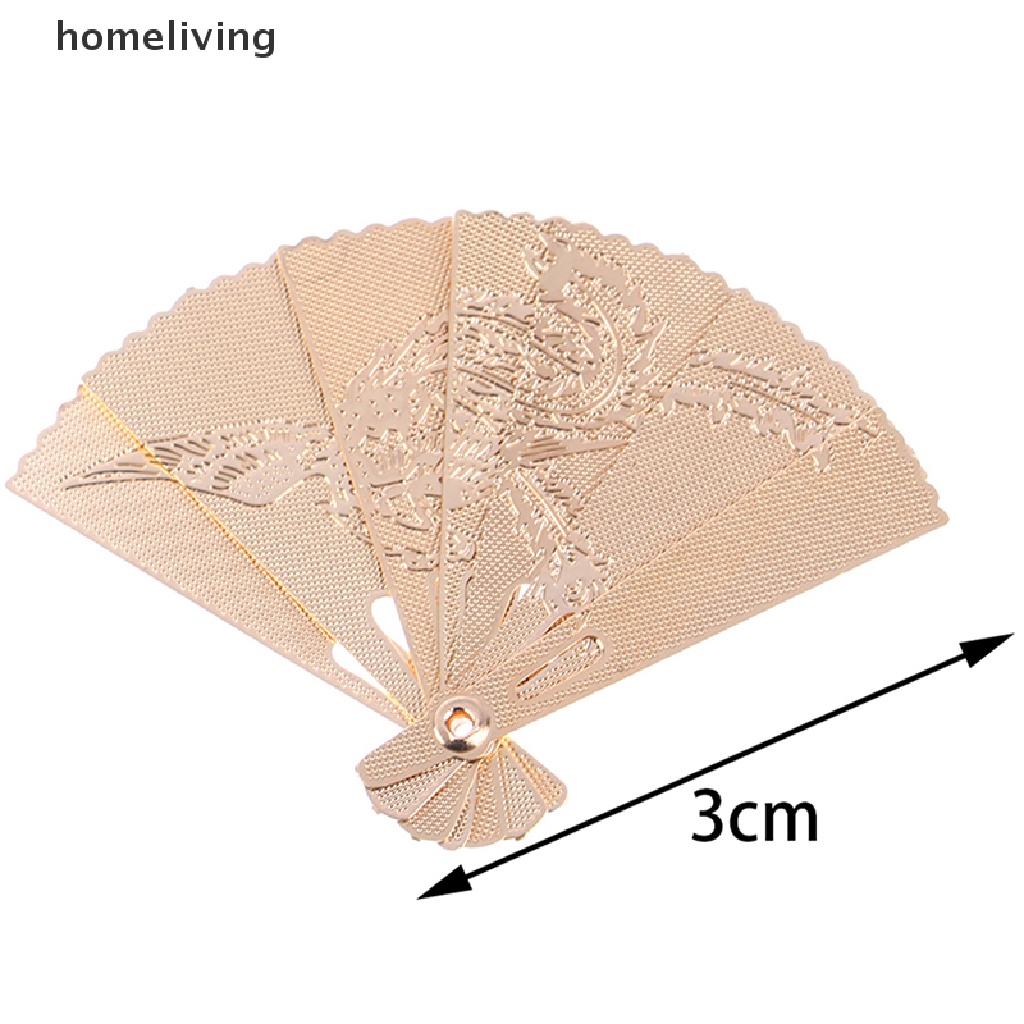 Quạt Kim Loại Mini Tỉ Lệ 1: 12 Trang Trí Nhà Búp Bê