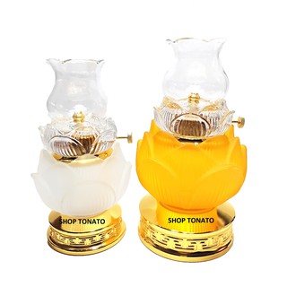 Đèn dầu cát tường thờ cúng 9051,9052 cao 19cm,21cm