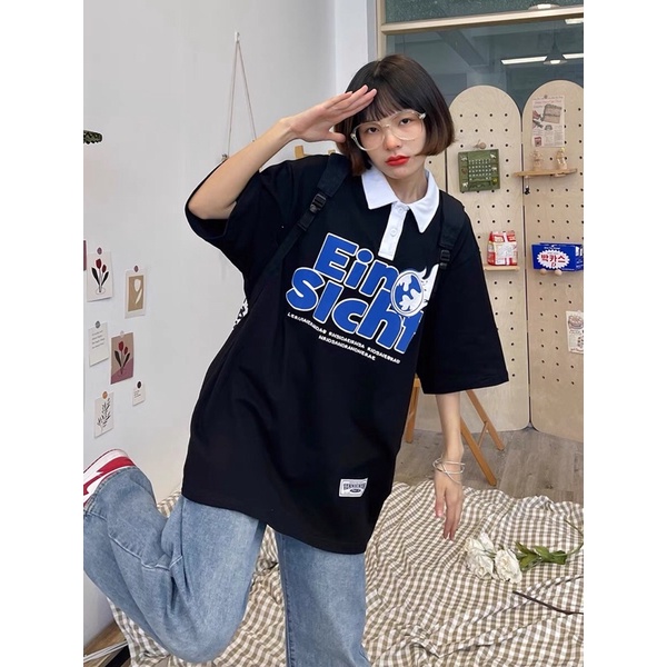 [ Rẻ vô địch ] Áo thun có cổ , áo polo dáng rộng unisex - EIN