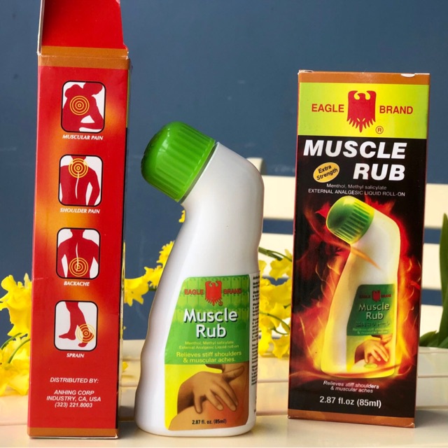 Dầu xoa bóp con ó EAGLE BRAND MUSCLE RUB 85ml - Dạng lăn