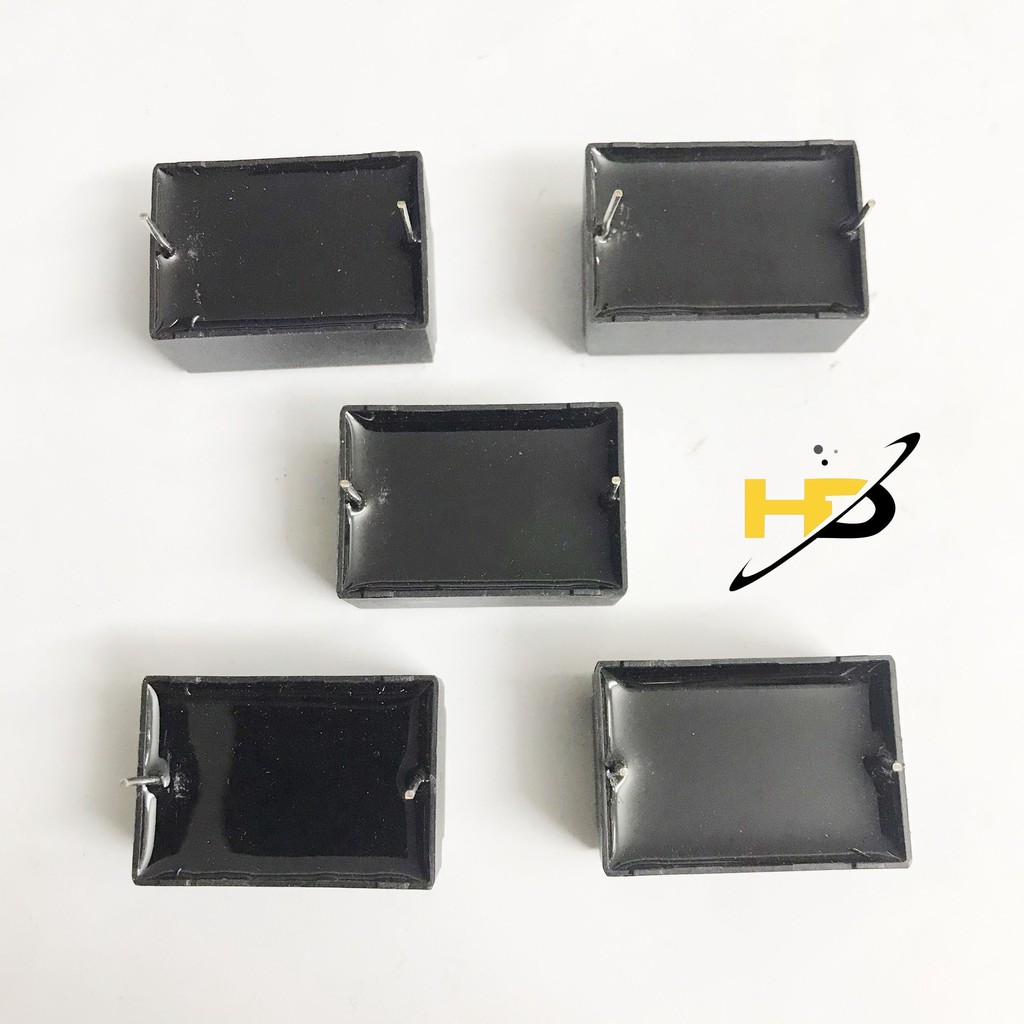 Linh Kiện Điện Tử, Tụ Bếp Từ 5uF 275VAC MKP-X2 Dáng Nằm