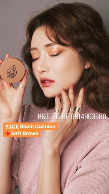 Má hồng dạng cushion 3CE Blush cushoin