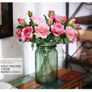 Hoa hồng pháp - hoa lụa
