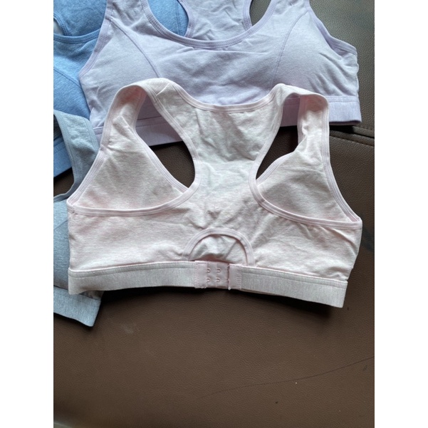 Áo lót thể thao cotton quay móc phía sau