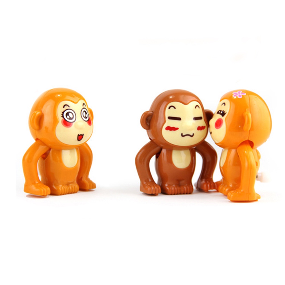 Khỉ đồ chơi lên dây cót bằng nhựa dễ thương cho bé