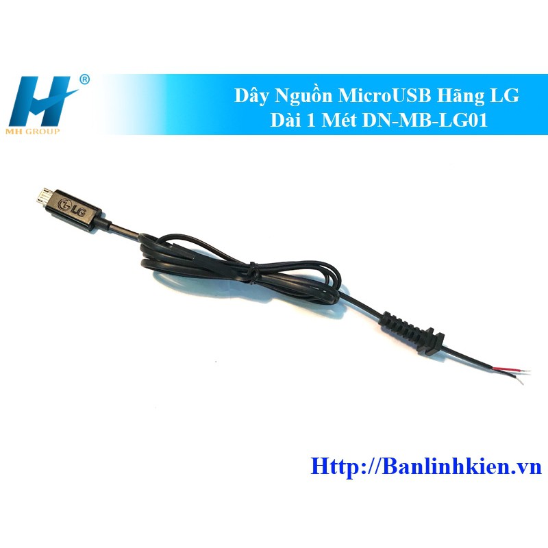 Dây Nguồn MicroUSB Hãng LG Dài 1 Mét