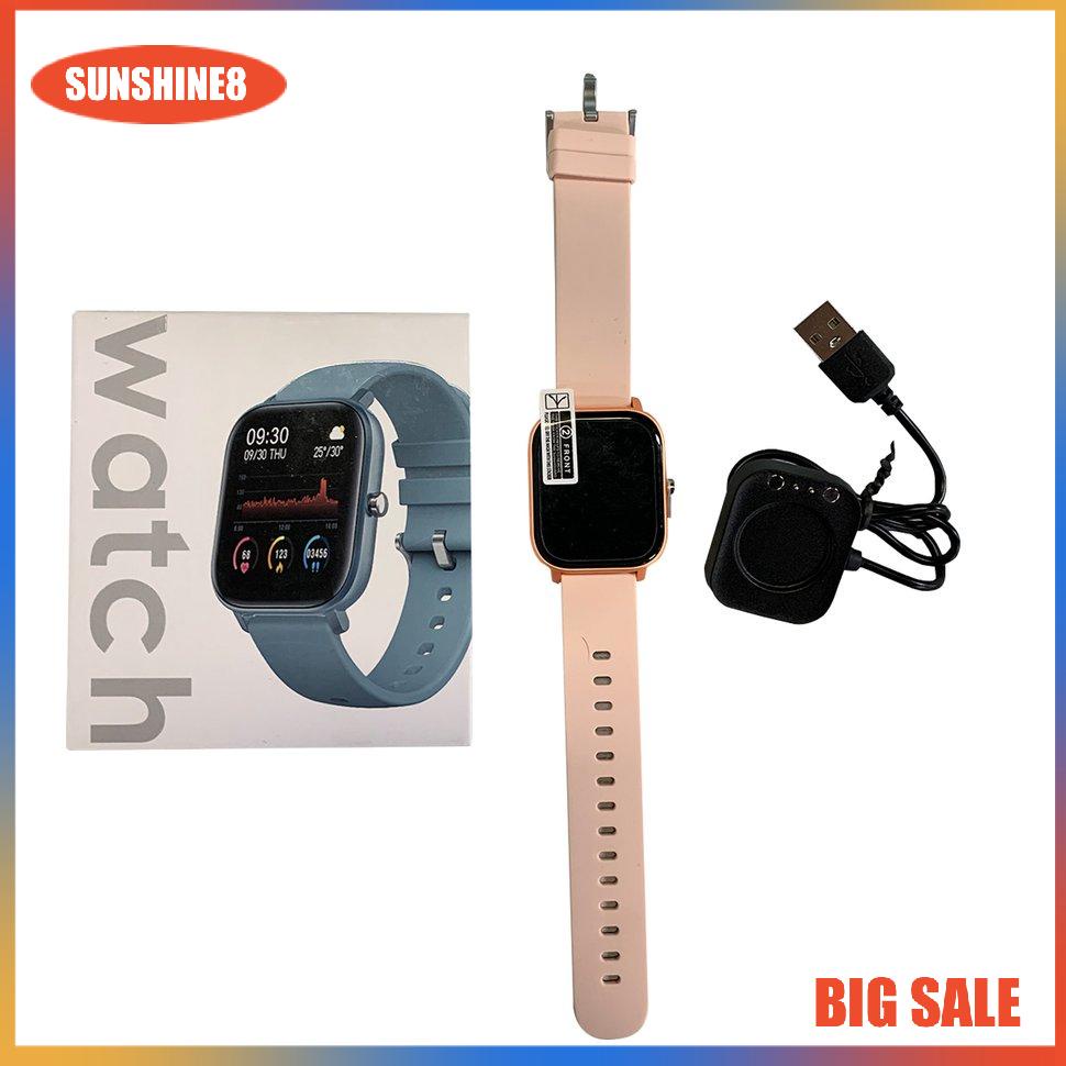 【SUN】P8 Đồng hồ thông minh Smart Watch  Ip67 Chống nước 1,4 inch Toàn màn hình Đồng hồ thể thao thông minh tinh tế