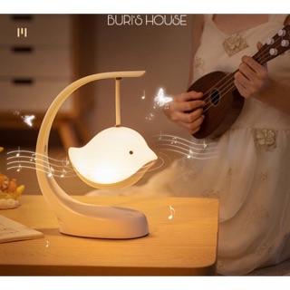 Đèn ngủ chim có loa kết nối điện thoại