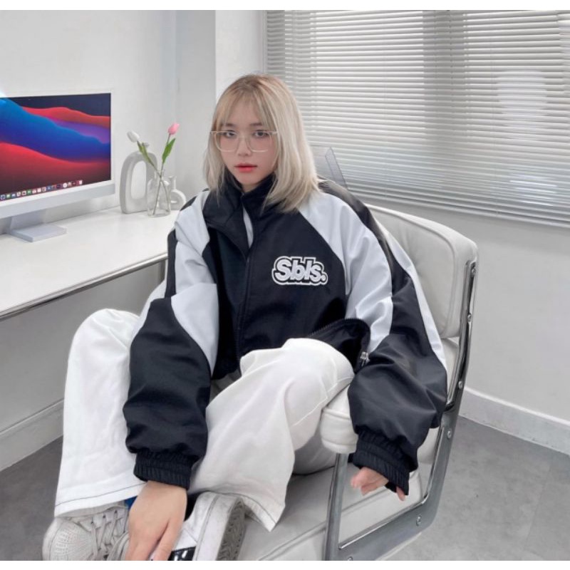 Áo Khoác Nam Jacket Chất Dù Form Rộng Khóa Kéo SBLS Phong Cách Ulzzang