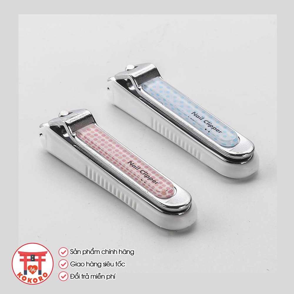 Bấm móng tay Nhật EKO thiết kế an toàn, có ngăn đựng móng sạch sẽ, dùng được cho trẻ em